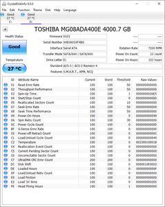 Toshiba MG08 4 TB MG08ADA400E