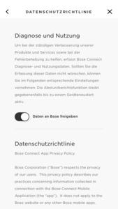 Bose Connect für iOS