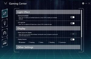 Die Software des Medion Erazer X17805 