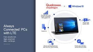 Dank integriertem LTE-Modem soll der Always Connected PC flexibel einsetzbar sein