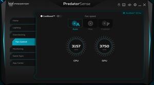 Die Software des Acer Predator Helios 300 PH315