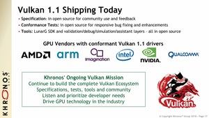 Khronos Group präsentiert Vulkan 1.1