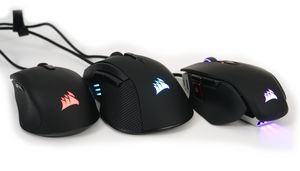 Corsair Harpoon RGB Wireless, Ironclaw RGB und M65 RGB Elite