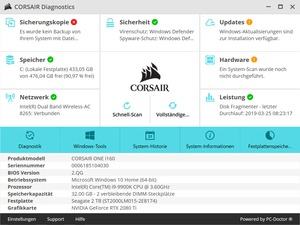 Die Software des Corsair One i160