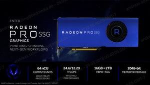 Adobe Premiere Pro CC unterstützt die Radeon Pro SSG