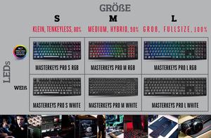 Cooler Master MasterKeys Pro M RGB und MasterKeys Pro S White