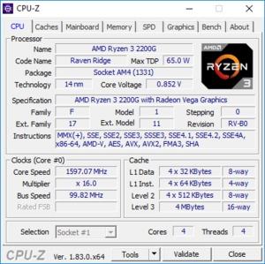 AMD Ryzen 3 2200G