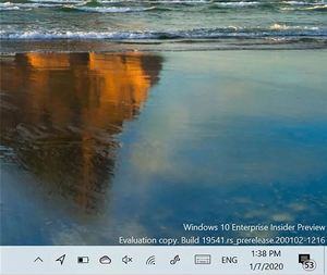 Win 10 Preview Build 19541