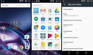 Auch das Moto Z bietet ein beinahe unverändertes Android - welche Auswirkungen die Moto Mods auf Updates haben, ist noch unklar