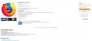 Firefox für Fire TV soll den uneingeschränkten Zugriff auf das Internet ermöglichen