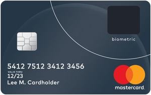 Mastercard mit Fingerabdruck-Sensor