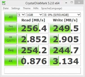 Seagate ST10000DM0004 - CrystalDiskBenchmark