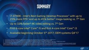 Intel 8th Gen Destop Coffee Lake Pressdeck