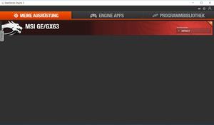 Die Software des MSI GE63VR 7RF Raider