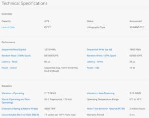 Intel SSD DC P4500 und P4600