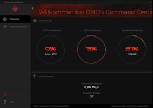 Die Software des HP Omen 15