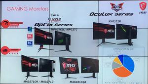 Die neuen MSI-Monitore in Shenzhen