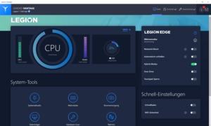 Die Software des Lenovo Legion 7