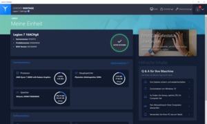 Die Software des Lenovo Legion 7
