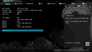 Der UEFI-Advanced-Modus beim ASRock Z270 Taichi.