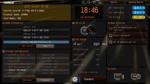 Der UEFI-EZ-Mode beim ASRock Z270 Taichi.