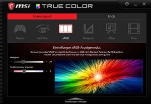 Die Software des MSI GT75VR 7RF Titan Pro