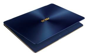 Das Aluminium-Gehäuse des ASUS ZenBook Flip S UX370 ist wahlweise in Blau oder Grau gehalten