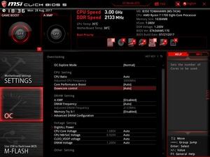 BIOS: MSI B350 Tomahawk