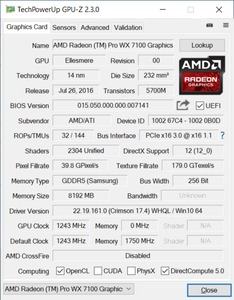 AMD Radeon Pro WX-Serie