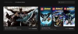 Batman im Epic Games Store