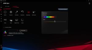 Die Software des ASUS ROG Strix Scar 17 G733QS