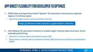 Intel Xeon Scalable und Optane DC Persistent Memory