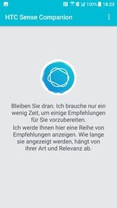 Einrichtung des HTC Sense Companion