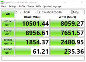 Western Digital WD_Black SN850 on ASUS Hyper M.2 X16 Gen4 Card