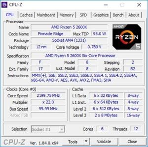 AMD Ryzen 5 2600X