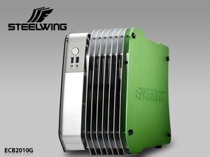 Der Name trügt - Enermax fertigt das Steelwing aus Aluminium und Echtglas