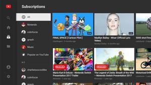 YouTube startet auf der Nintendo Switch