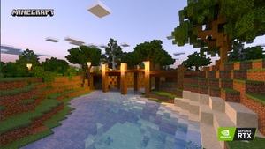 Minecraft RTX Crystal Palace RTX On