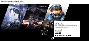 AMD Raise the Game Spiele-Angebot