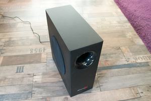 Wer per Software nachhilft, kann dem Subwoofer des Sound BlasterX Katana sehr viel Druck verleihen