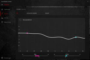 In Sound Blaster Connect stehen diverse Presets bereit, die manuelle Anpassung ist aber die deutlich bessere Wahl