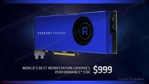 Ankündigung der AMD Radeon Pro WX 8200