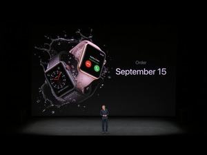 Apple Watch Series 3 Keynote Präsentation