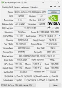 GPUz und CPUz des XMG Core 15 AMD E21