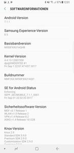 Ausgeliefert wird das Galaxy Note 8 mit Android 7.1.1 und Samsung Experience 8.5