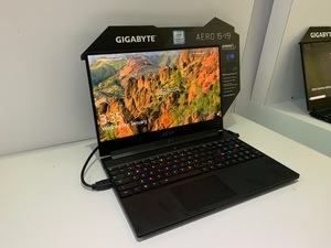 Die neuen Gigabyte-Notebooks auf der CES 2019