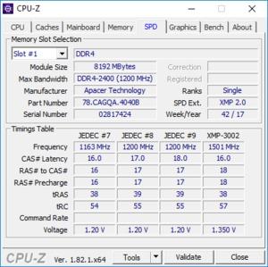 Apacer Panther Rage Illumination DDR4-3000