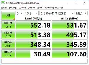 ASRock Rack SPC621D8U-2T - SATA-Durchsatz