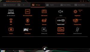 Die Software des Gigabyte AORUS 15P KD