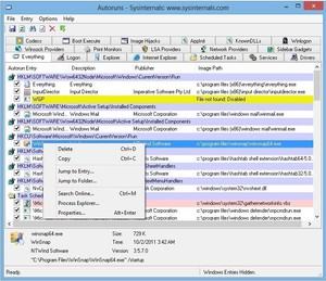 Microsoft Sysinternals Suite Autoruns Sysmon VMMap